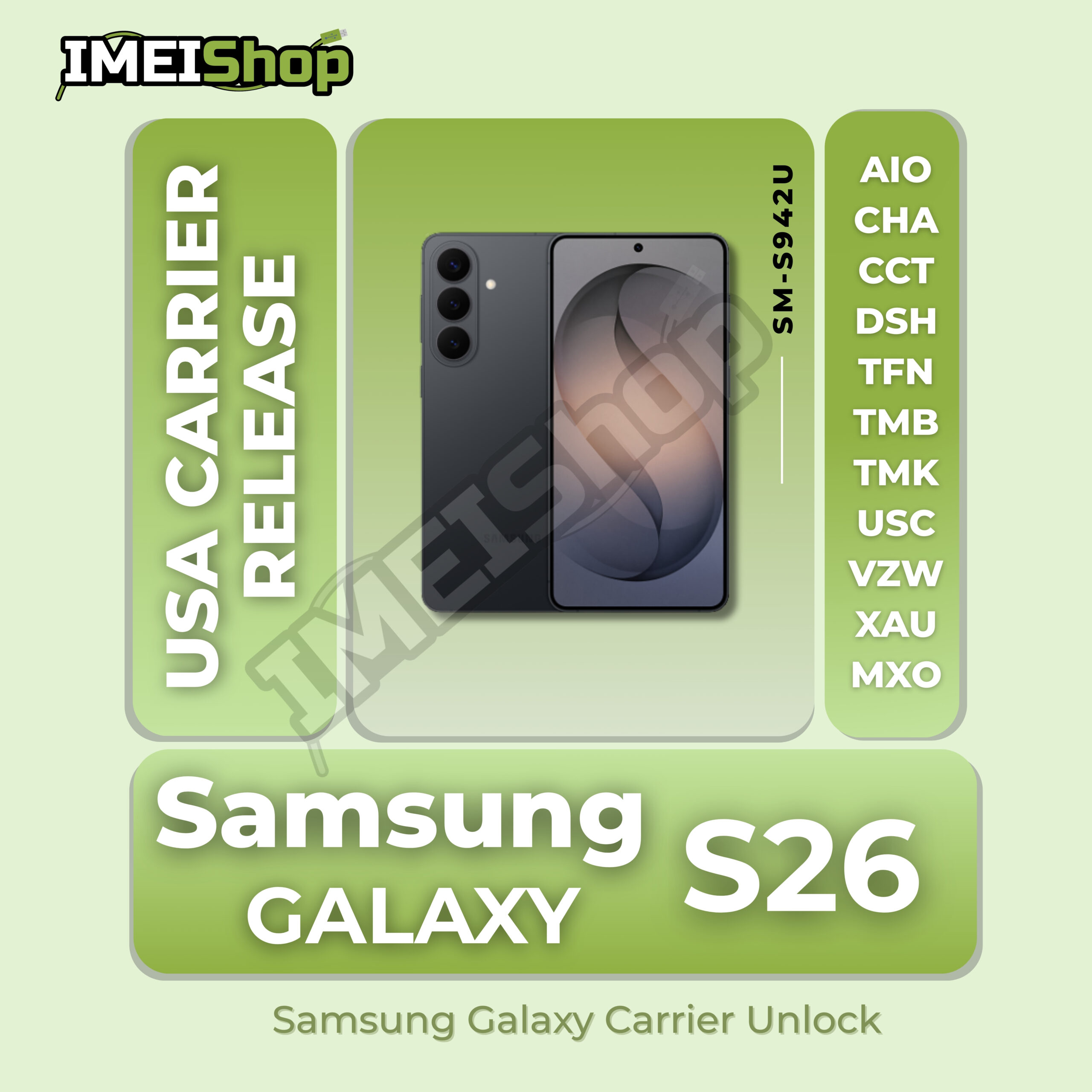 Samsung Galaxy S26 SM-S942U